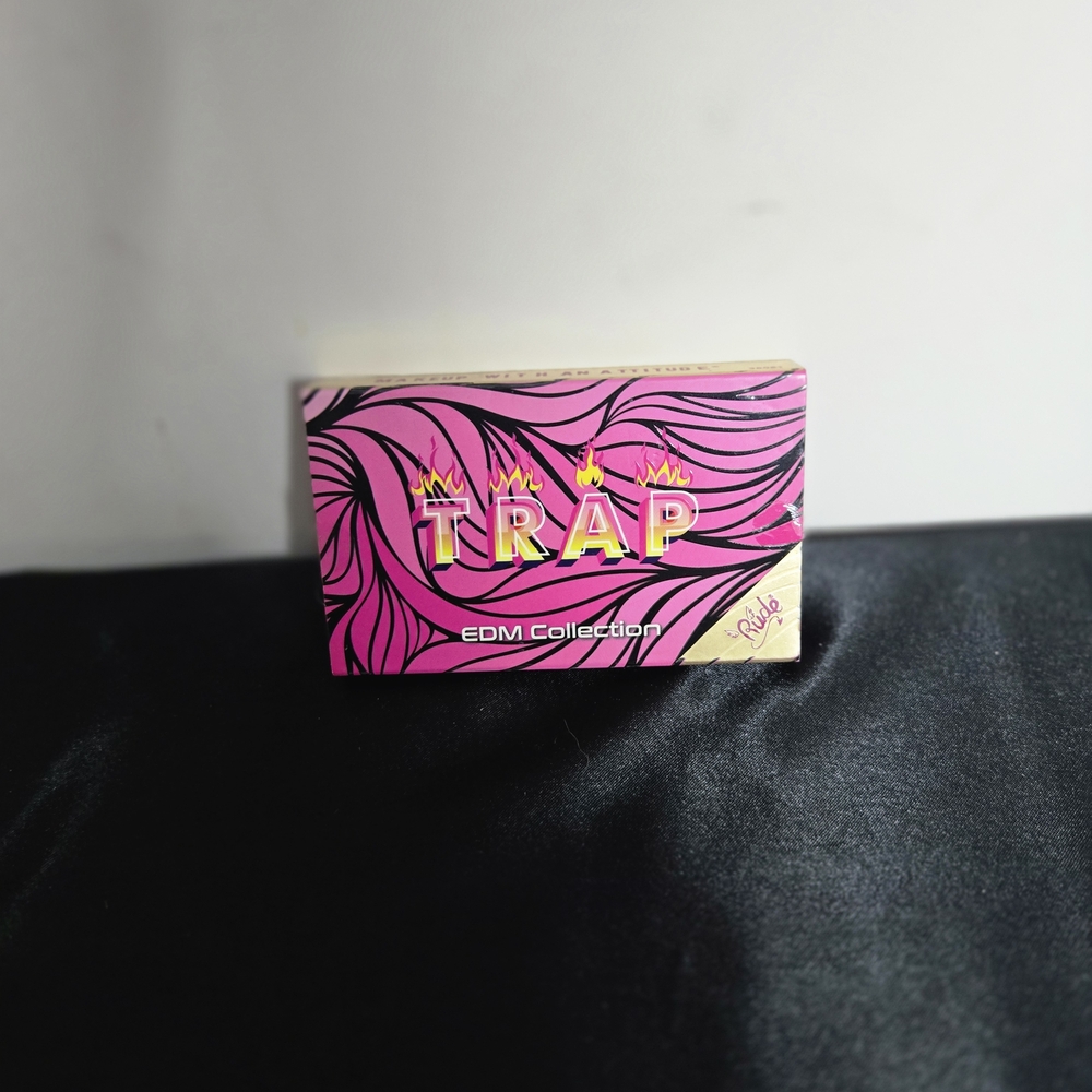 RUDE Trap EDM Collection Eyeshadow Palette - Pink and Gold